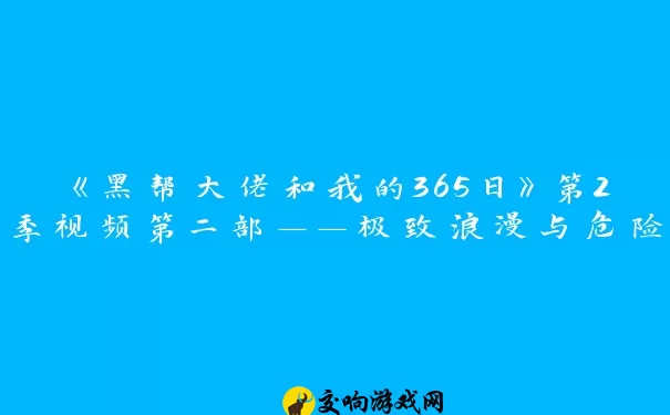 《黑帮大佬和我的365日》第2季视频第二部——极致浪漫与危险的完美结合