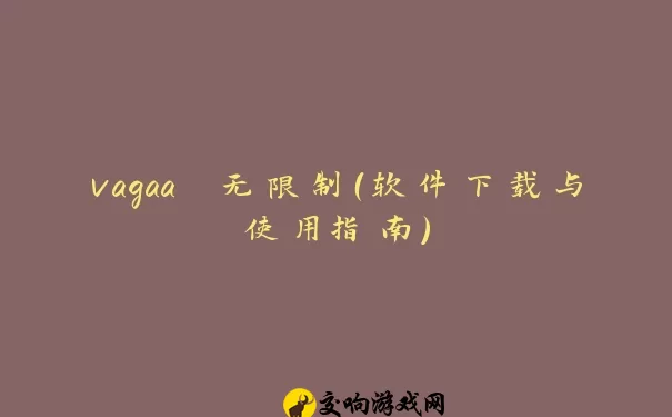 vagaa 无限制（软件下载与使用指南）